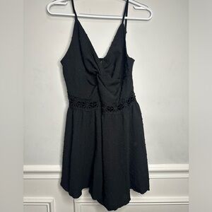 Black Size M romper. SHEIN